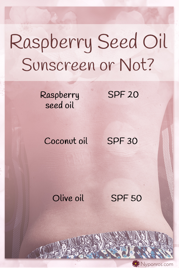 Raspberry seed oil SPF-test